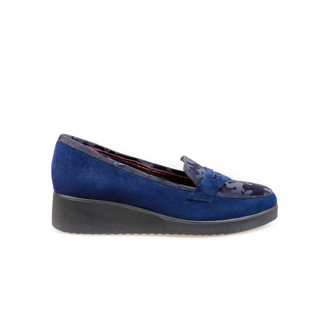 Pantofi damă din piele naturală Atena Blu 109-BluV