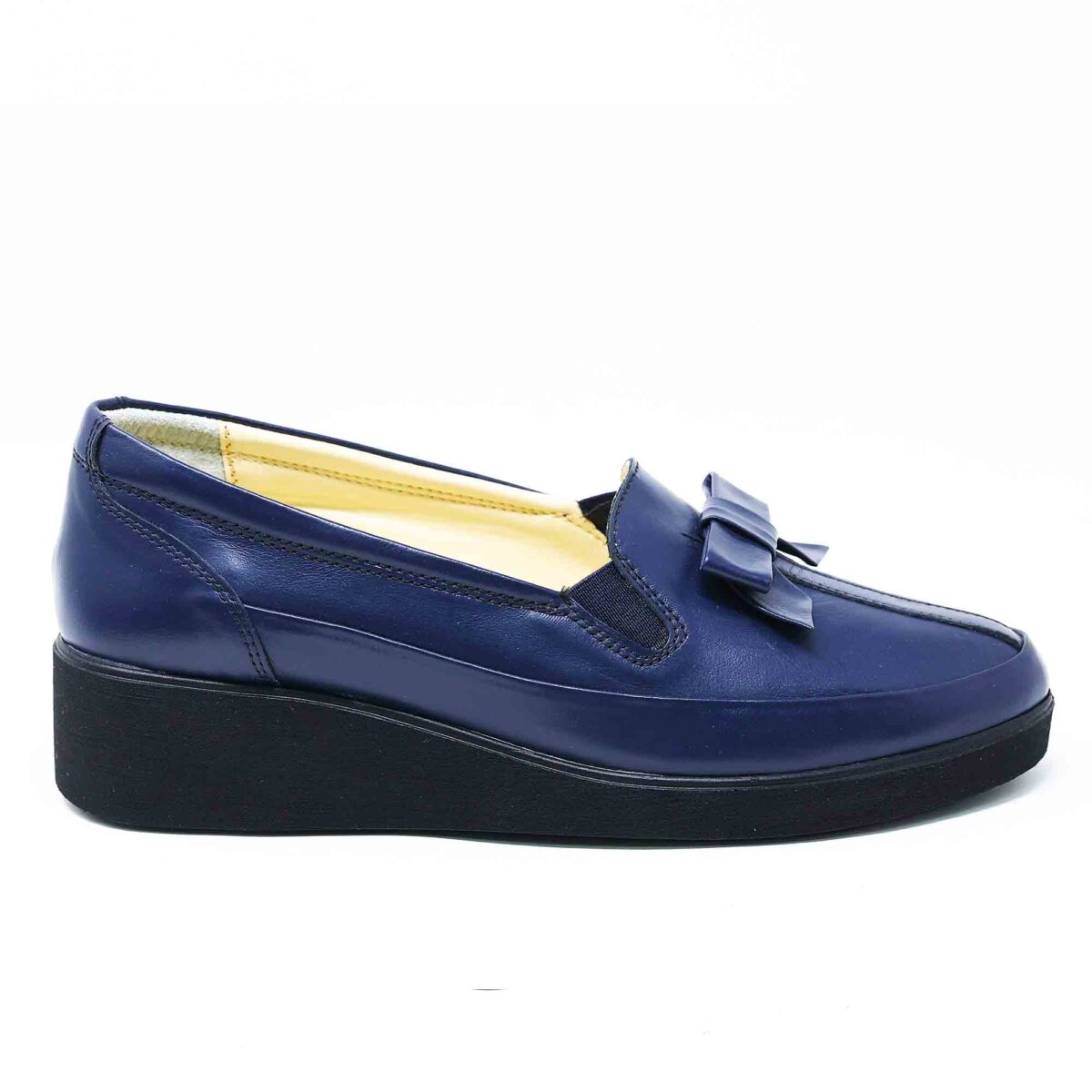 Pantofi damă din piele naturală Emet 164-Blu