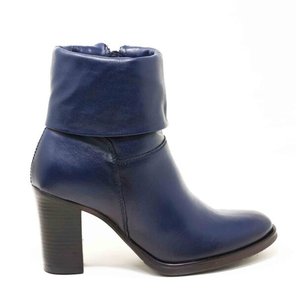 Botine damă din piele naturală Yvet 207-Blu