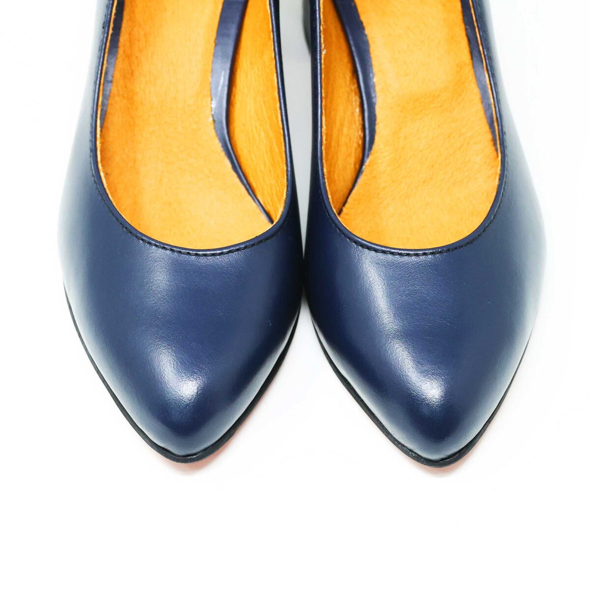 Pantofi damă din piele naturală Patty 900-Blu